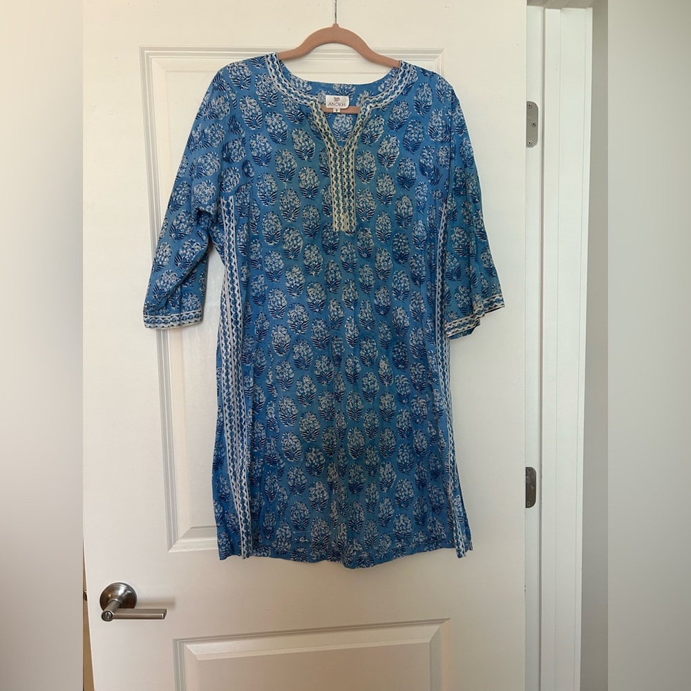 Anokhi Blue Print Tunic